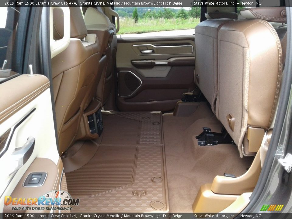 Rear Seat of 2019 Ram 1500 Laramie Crew Cab 4x4 Photo #13