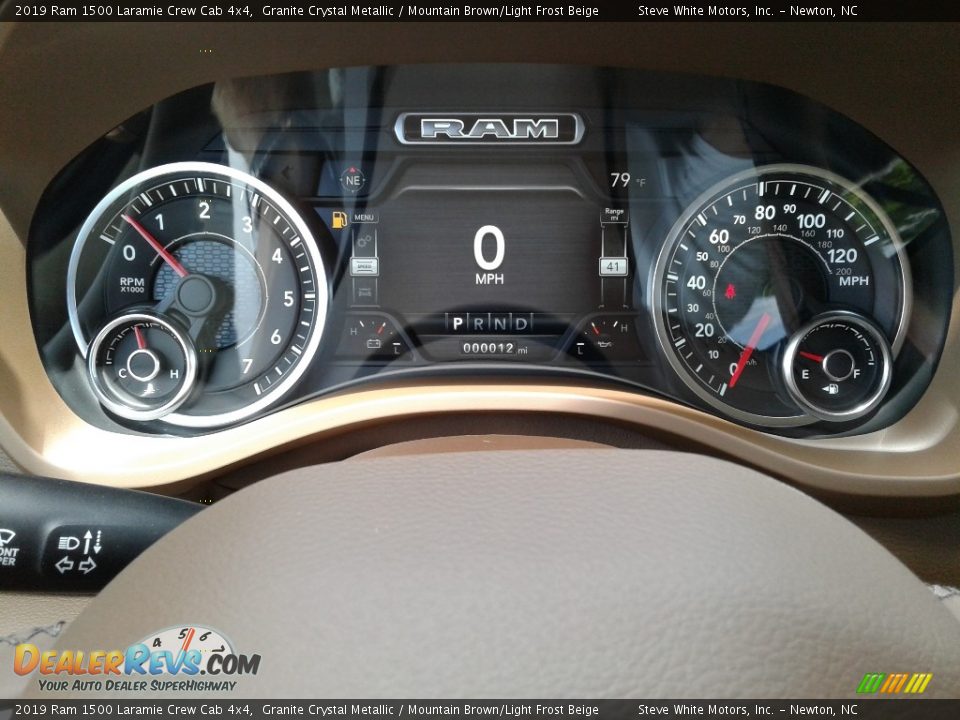 2019 Ram 1500 Laramie Crew Cab 4x4 Gauges Photo #23
