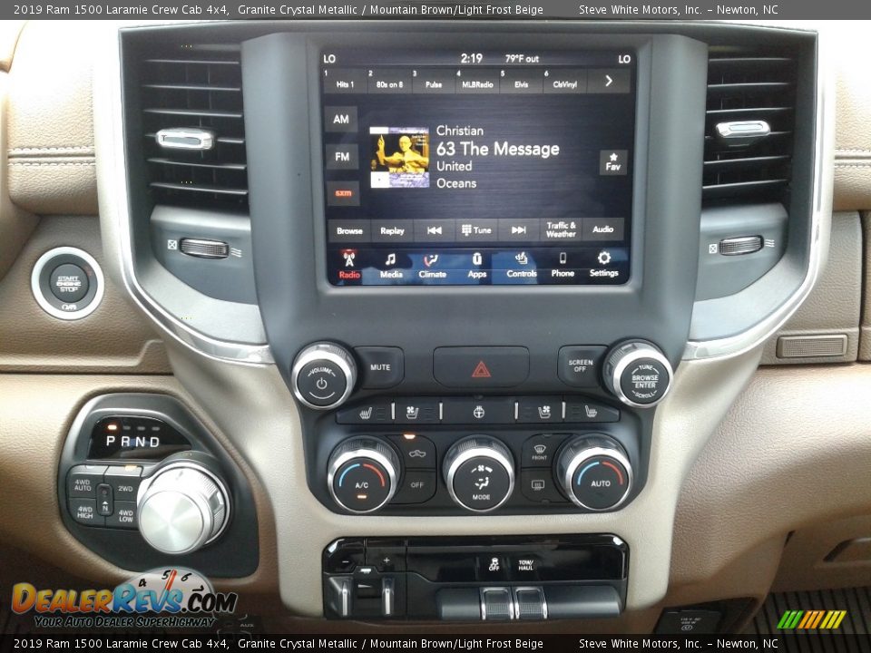 Controls of 2019 Ram 1500 Laramie Crew Cab 4x4 Photo #24