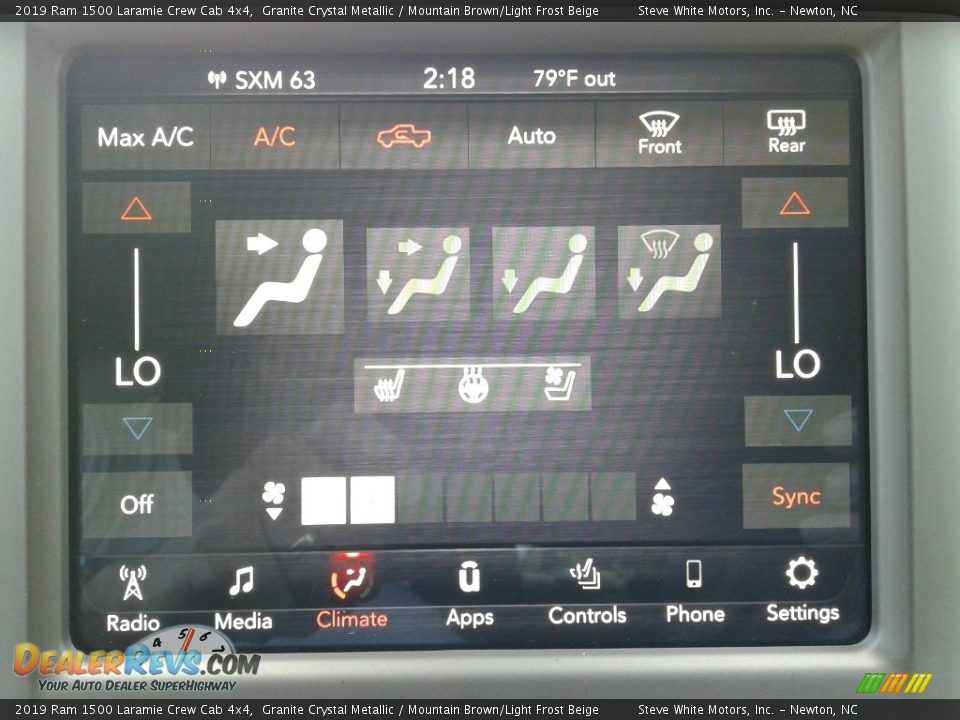 2019 Ram 1500 Laramie Crew Cab 4x4 Granite Crystal Metallic / Mountain Brown/Light Frost Beige Photo #28