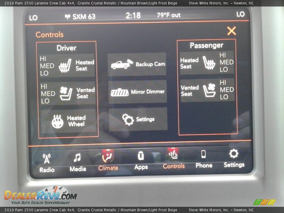2019 Ram 1500 Laramie Crew Cab 4x4 Granite Crystal Metallic / Mountain Brown/Light Frost Beige Photo #29