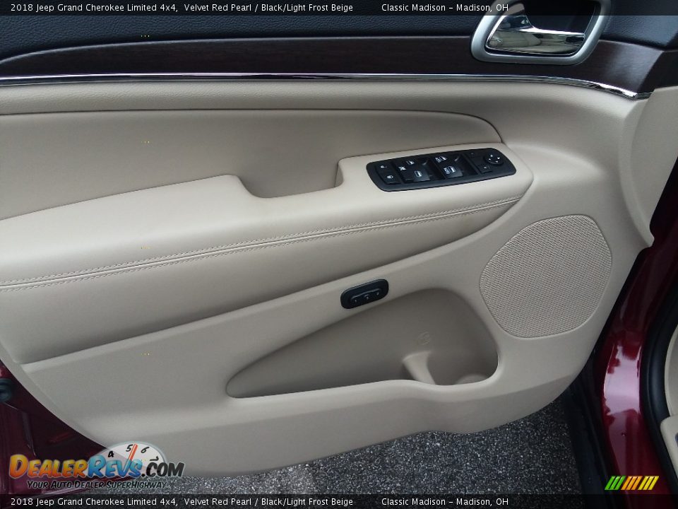 2018 Jeep Grand Cherokee Limited 4x4 Velvet Red Pearl / Black/Light Frost Beige Photo #2