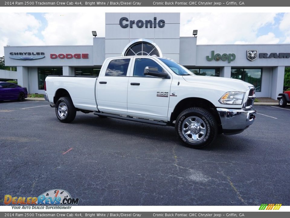 2014 Ram 2500 Tradesman Crew Cab 4x4 Bright White / Black/Diesel Gray Photo #1