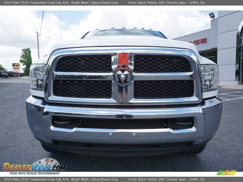 2014 Ram 2500 Tradesman Crew Cab 4x4 Bright White / Black/Diesel Gray Photo #2