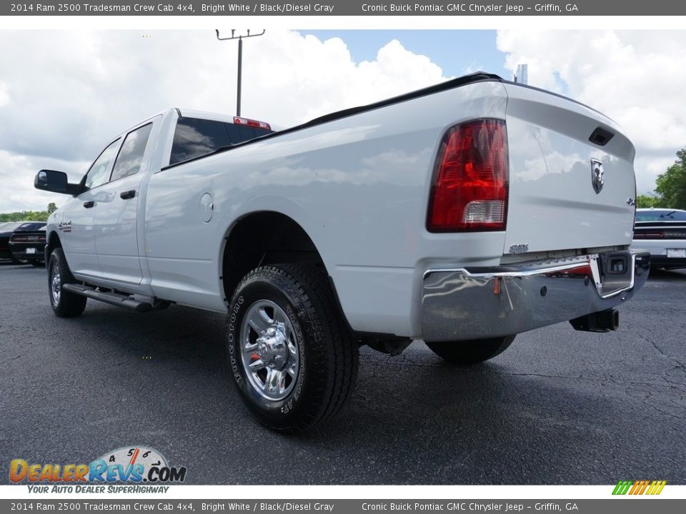 2014 Ram 2500 Tradesman Crew Cab 4x4 Bright White / Black/Diesel Gray Photo #9