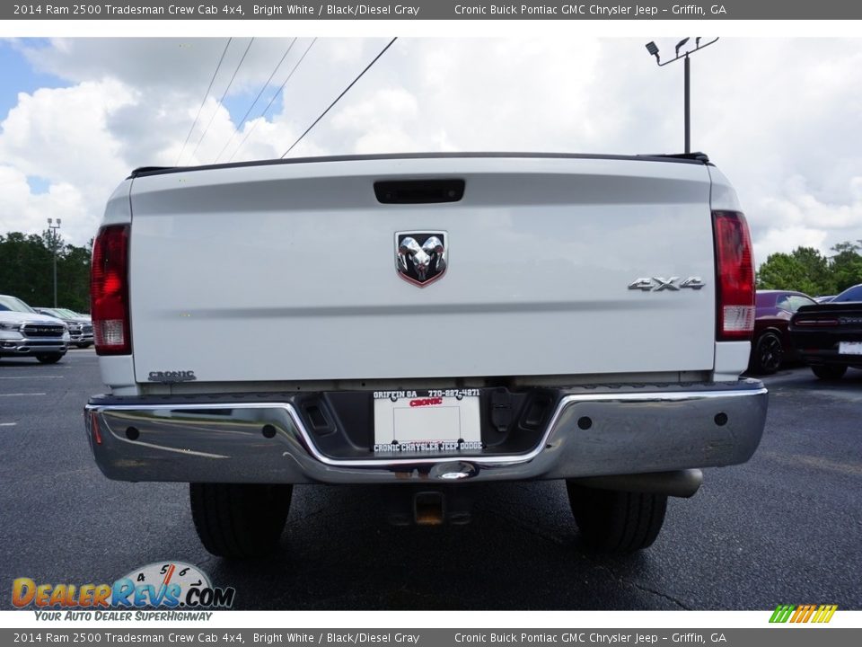 2014 Ram 2500 Tradesman Crew Cab 4x4 Bright White / Black/Diesel Gray Photo #10