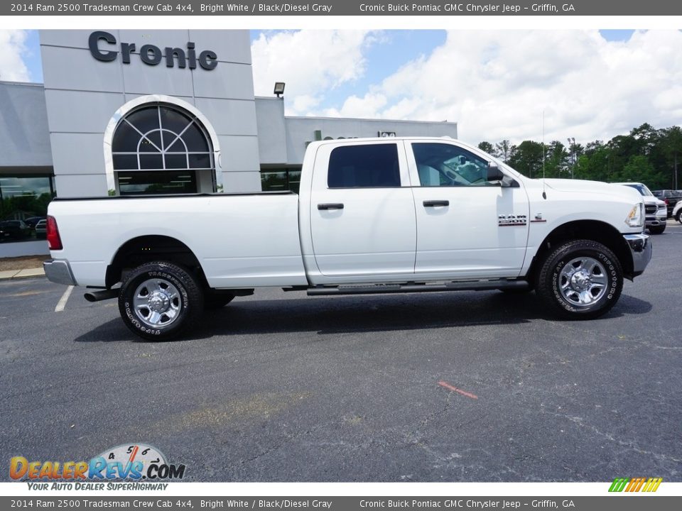 2014 Ram 2500 Tradesman Crew Cab 4x4 Bright White / Black/Diesel Gray Photo #12