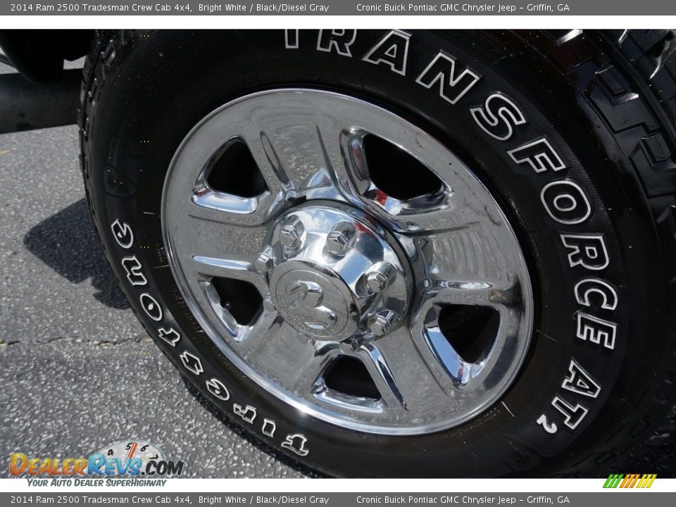 2014 Ram 2500 Tradesman Crew Cab 4x4 Bright White / Black/Diesel Gray Photo #15