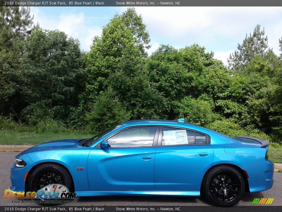 B5 Blue Pearl 2018 Dodge Charger R/T Scat Pack Photo #1