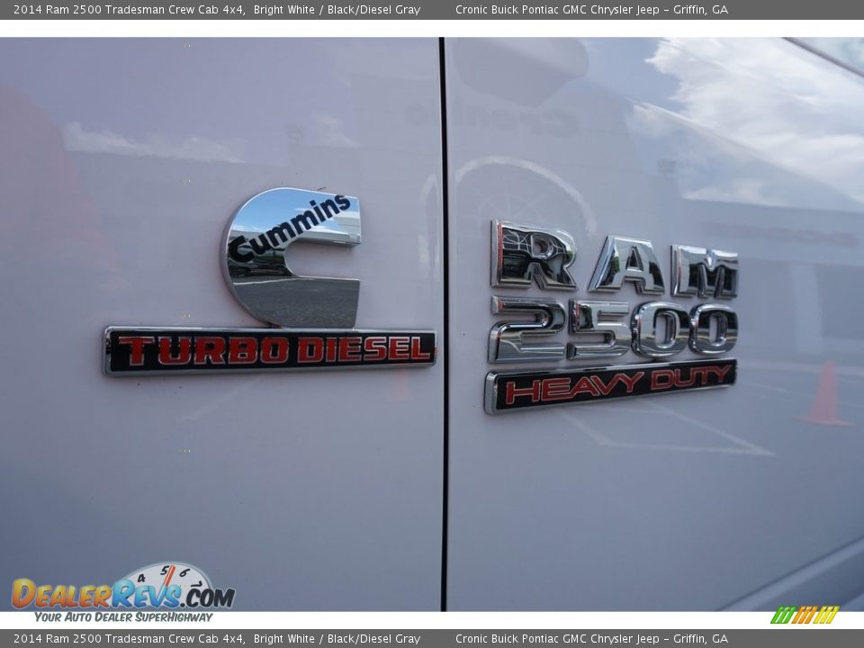 2014 Ram 2500 Tradesman Crew Cab 4x4 Bright White / Black/Diesel Gray Photo #19