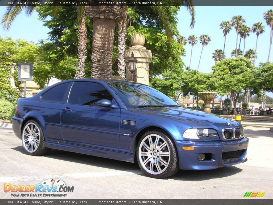 2004 BMW M3 Coupe Mystic Blue Metallic / Black Photo #1
