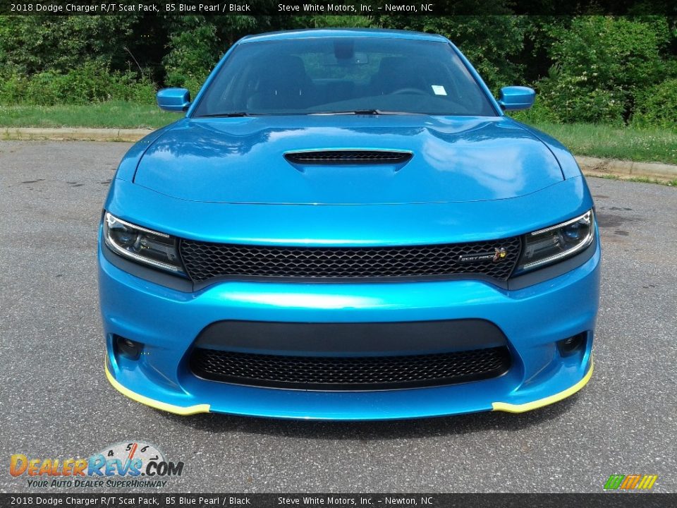 2018 Dodge Charger R/T Scat Pack B5 Blue Pearl / Black Photo #3