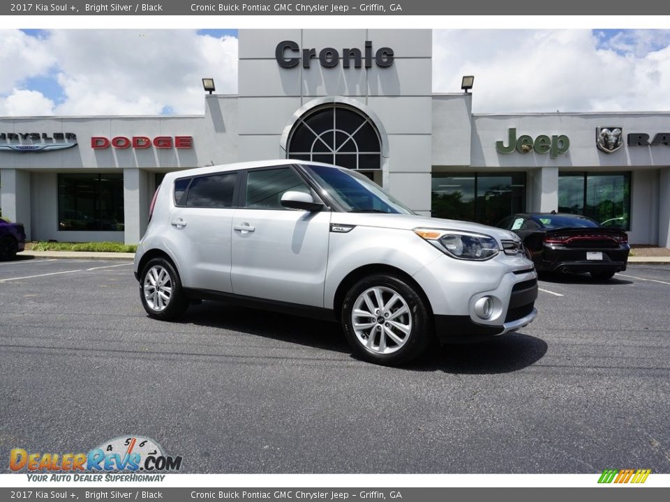 2017 Kia Soul + Bright Silver / Black Photo #1