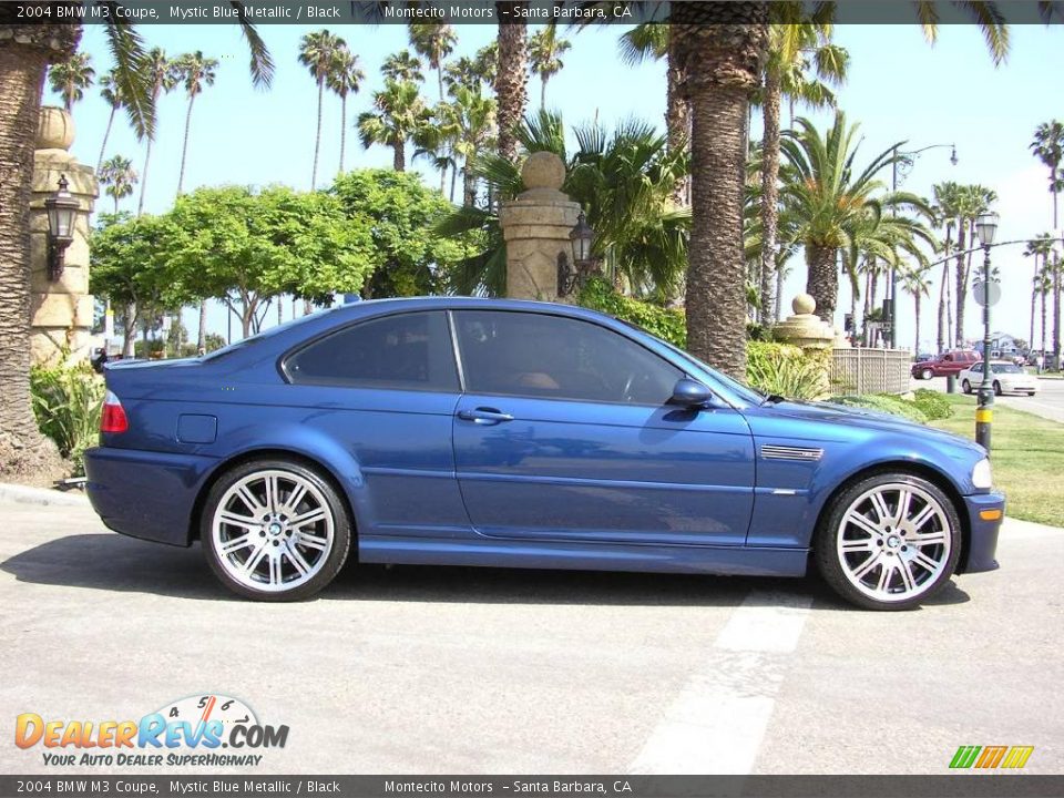 2004 BMW M3 Coupe Mystic Blue Metallic / Black Photo #2