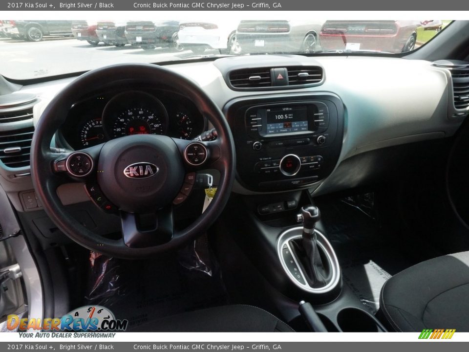 2017 Kia Soul + Bright Silver / Black Photo #5