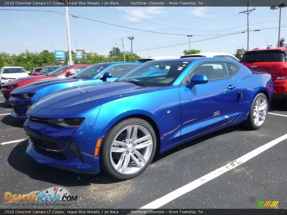 2018 Chevrolet Camaro LT Coupe Hyper Blue Metallic / Jet Black Photo #1