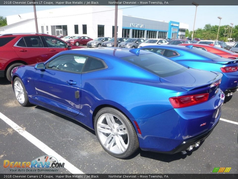 2018 Chevrolet Camaro LT Coupe Hyper Blue Metallic / Jet Black Photo #3