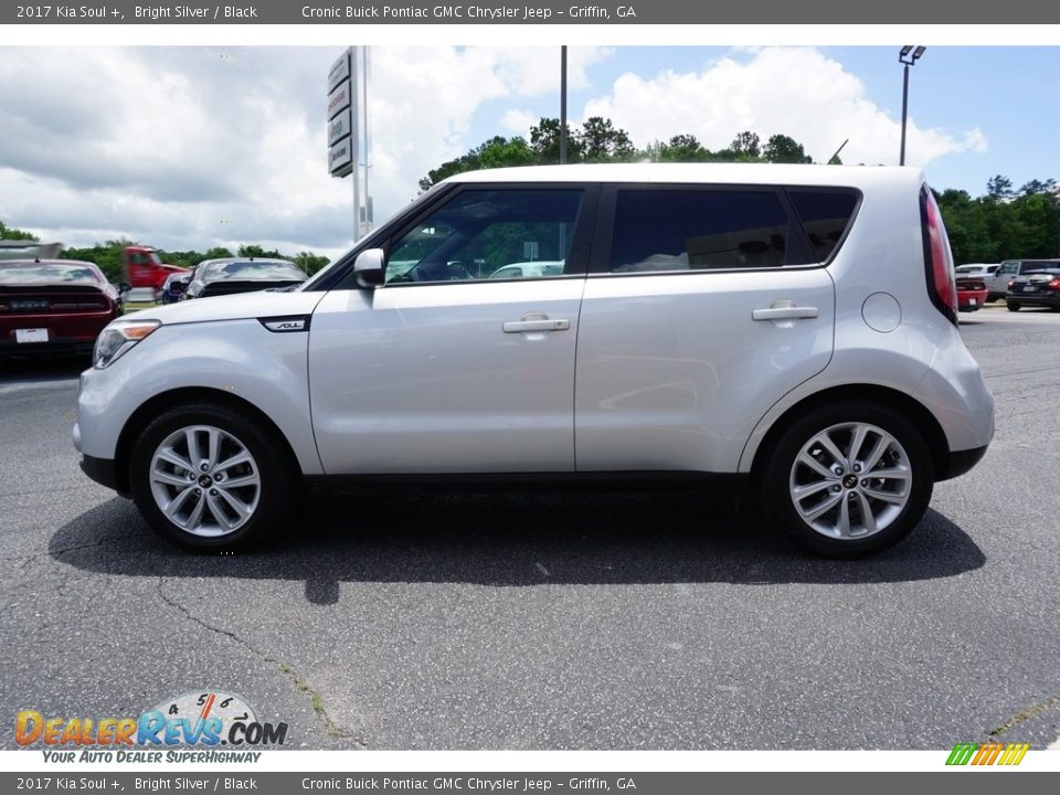 2017 Kia Soul + Bright Silver / Black Photo #9