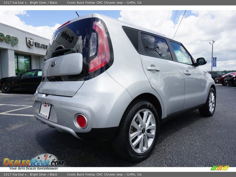 2017 Kia Soul + Bright Silver / Black Photo #12