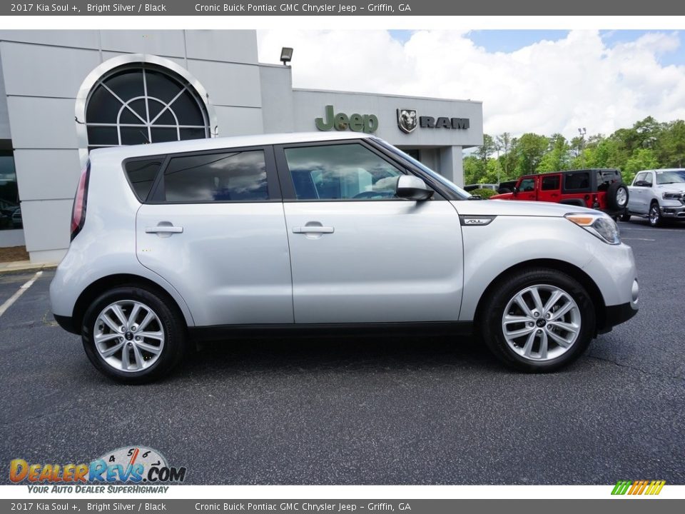 2017 Kia Soul + Bright Silver / Black Photo #13