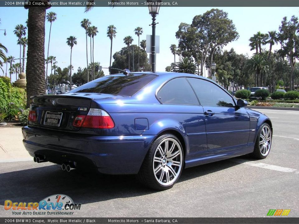 2004 BMW M3 Coupe Mystic Blue Metallic / Black Photo #4