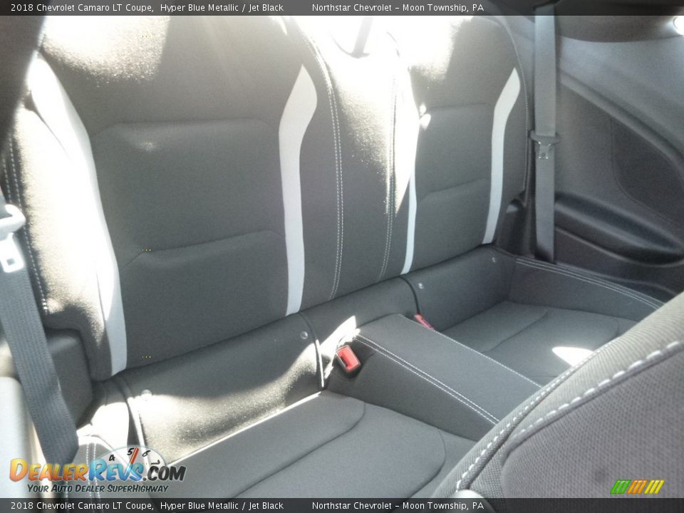 2018 Chevrolet Camaro LT Coupe Hyper Blue Metallic / Jet Black Photo #10