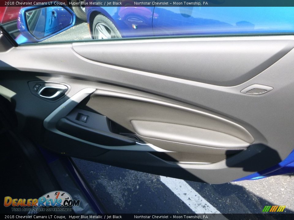 2018 Chevrolet Camaro LT Coupe Hyper Blue Metallic / Jet Black Photo #11