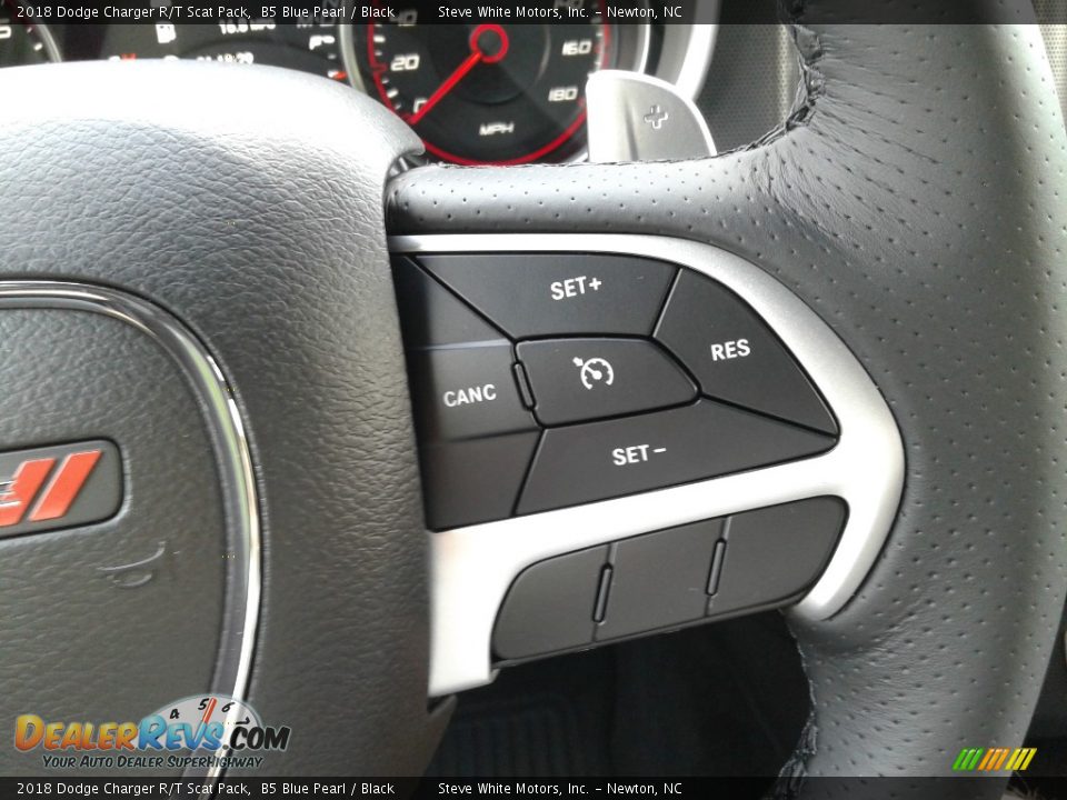 2018 Dodge Charger R/T Scat Pack B5 Blue Pearl / Black Photo #18