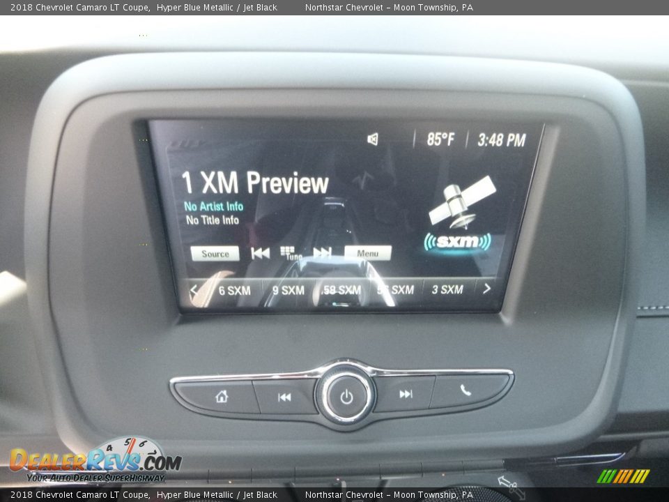 2018 Chevrolet Camaro LT Coupe Hyper Blue Metallic / Jet Black Photo #15