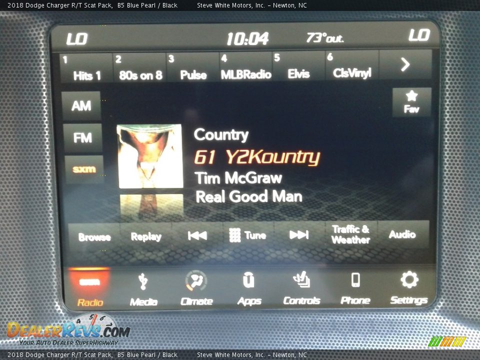 2018 Dodge Charger R/T Scat Pack B5 Blue Pearl / Black Photo #21