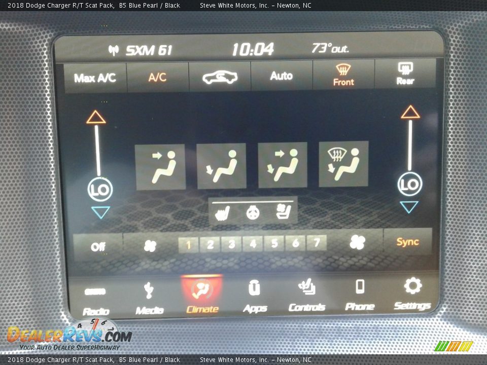 2018 Dodge Charger R/T Scat Pack B5 Blue Pearl / Black Photo #23