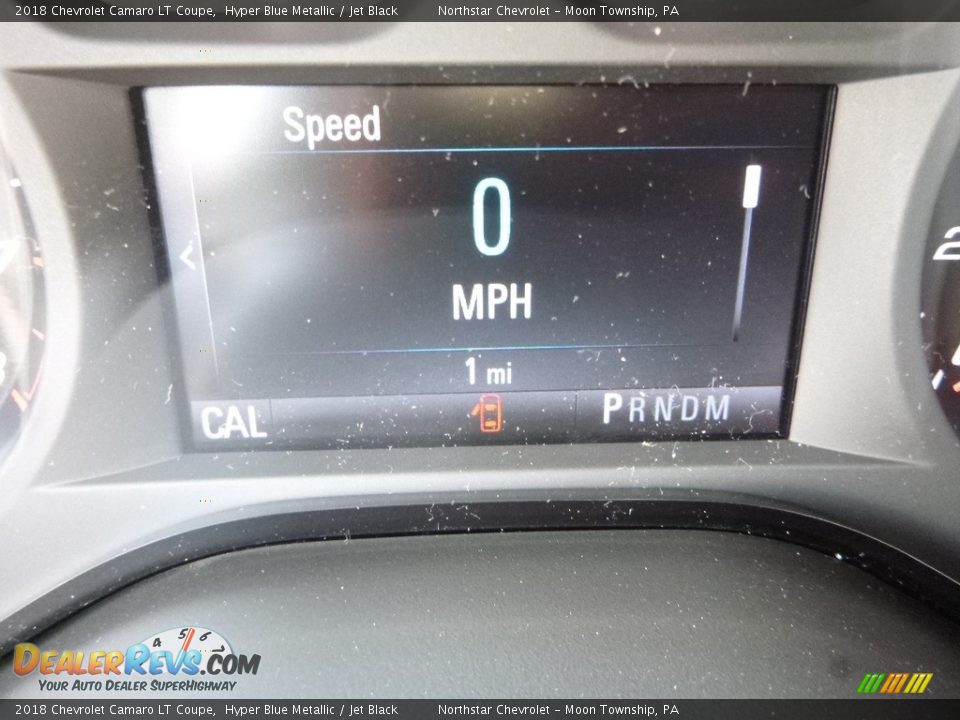 2018 Chevrolet Camaro LT Coupe Hyper Blue Metallic / Jet Black Photo #19
