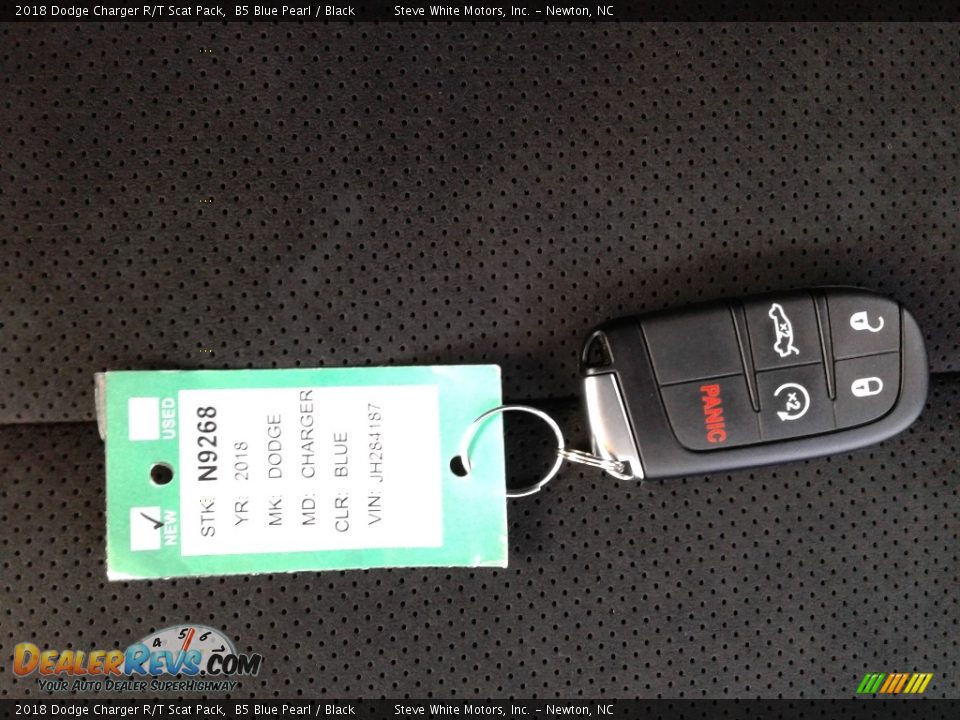 2018 Dodge Charger R/T Scat Pack B5 Blue Pearl / Black Photo #30