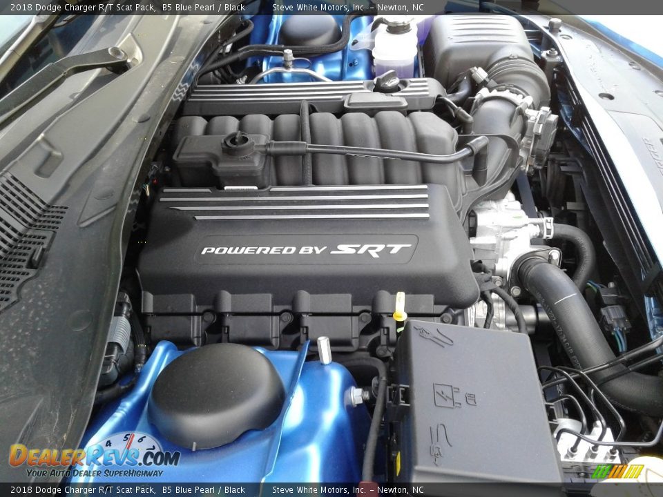 2018 Dodge Charger R/T Scat Pack B5 Blue Pearl / Black Photo #31