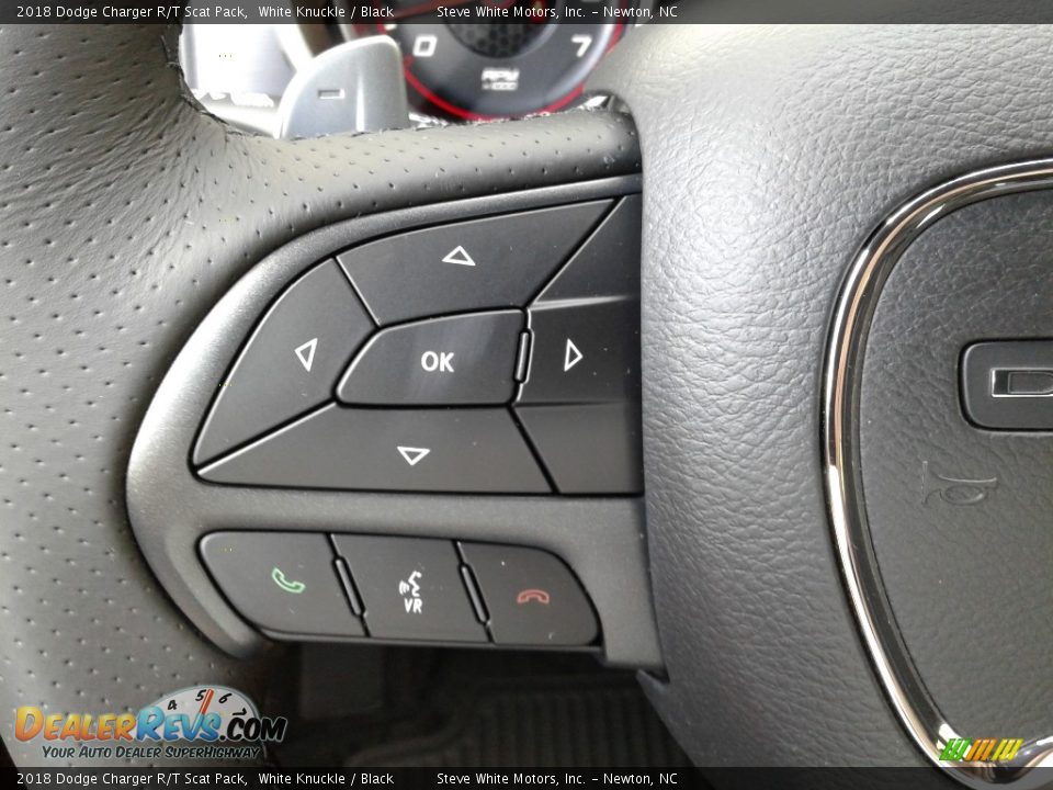 2018 Dodge Charger R/T Scat Pack White Knuckle / Black Photo #18