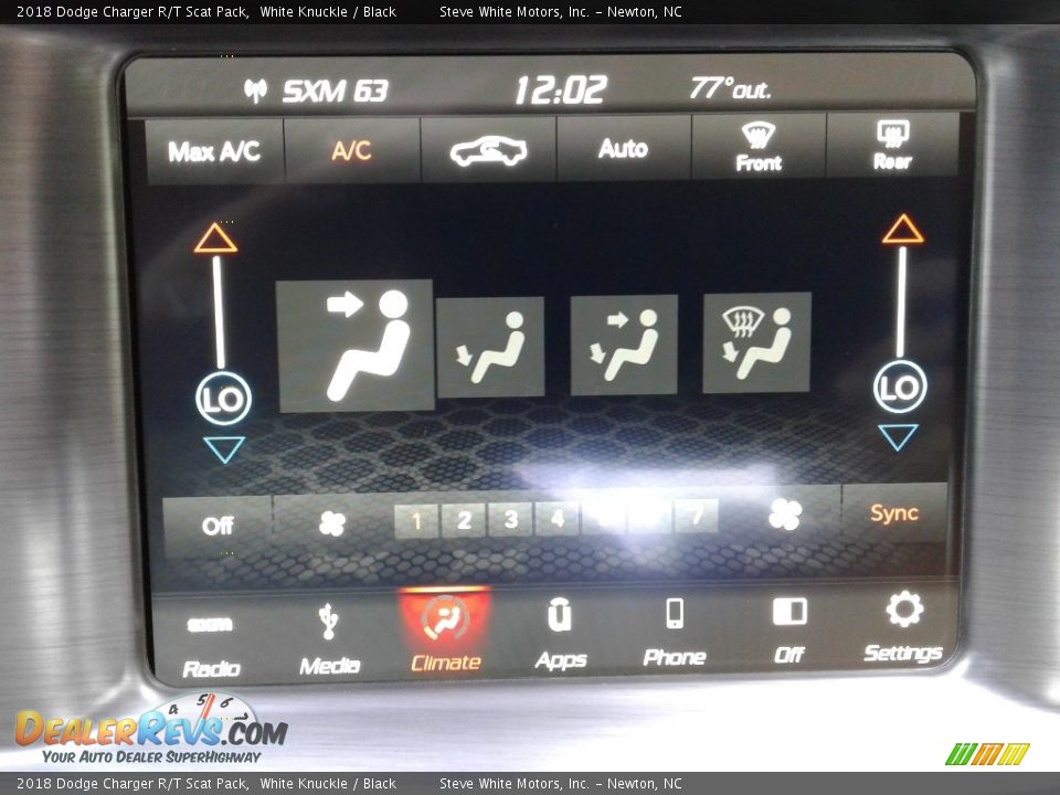 2018 Dodge Charger R/T Scat Pack White Knuckle / Black Photo #24