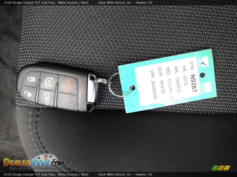 2018 Dodge Charger R/T Scat Pack White Knuckle / Black Photo #30