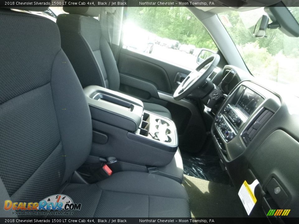 2018 Chevrolet Silverado 1500 LT Crew Cab 4x4 Black / Jet Black Photo #9