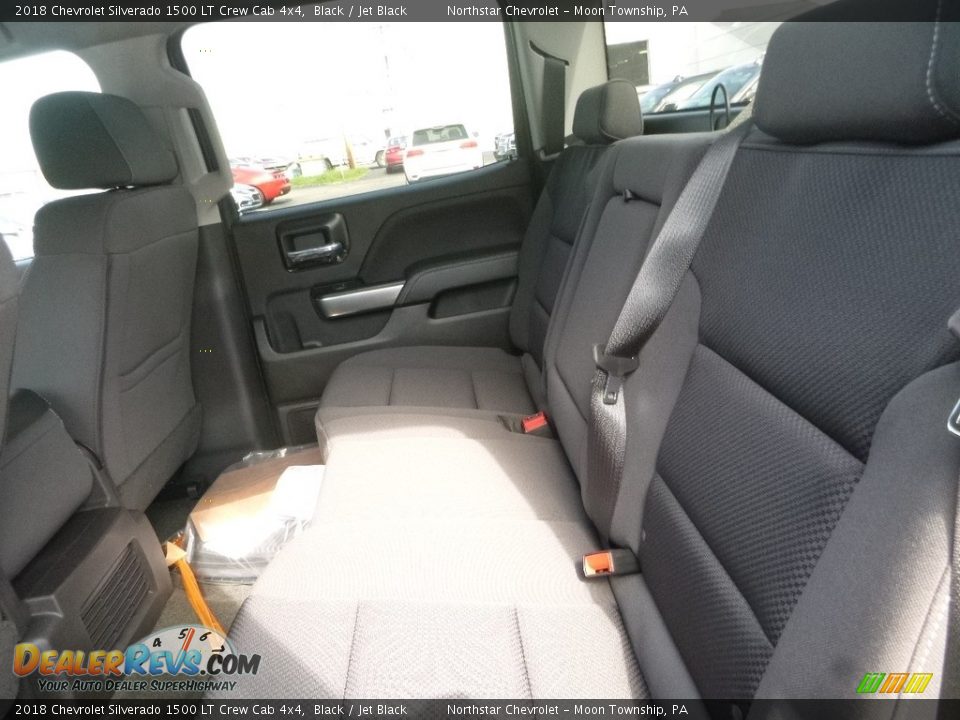 2018 Chevrolet Silverado 1500 LT Crew Cab 4x4 Black / Jet Black Photo #12