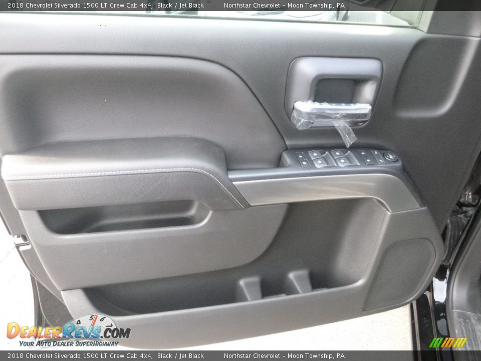 2018 Chevrolet Silverado 1500 LT Crew Cab 4x4 Black / Jet Black Photo #14
