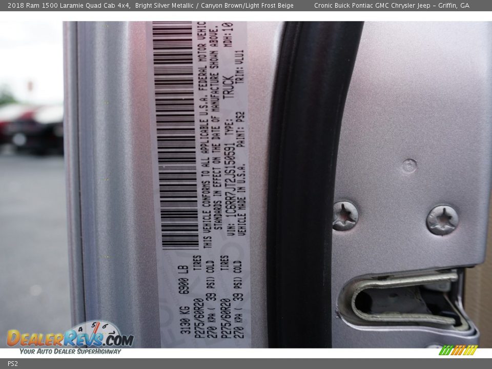 Ram Color Code PS2 Bright Silver Metallic