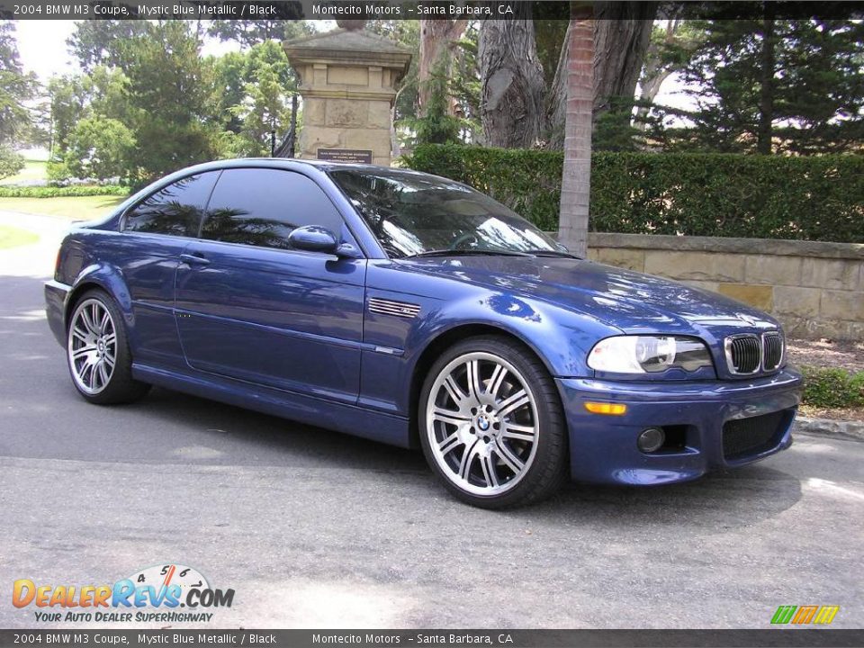 2004 BMW M3 Coupe Mystic Blue Metallic / Black Photo #27