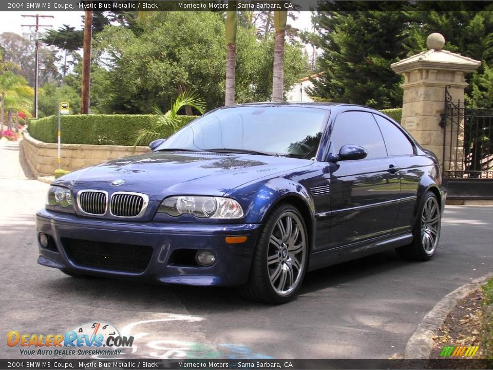 2004 BMW M3 Coupe Mystic Blue Metallic / Black Photo #33