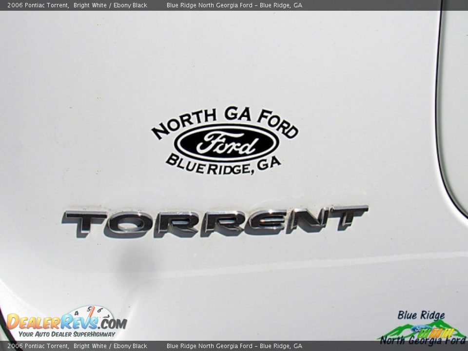 2006 Pontiac Torrent Bright White / Ebony Black Photo #32
