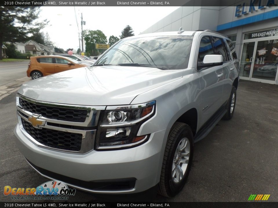 2018 Chevrolet Tahoe LS 4WD Silver Ice Metallic / Jet Black Photo #4