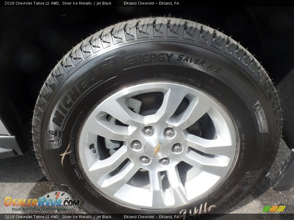 2018 Chevrolet Tahoe LS 4WD Silver Ice Metallic / Jet Black Photo #12