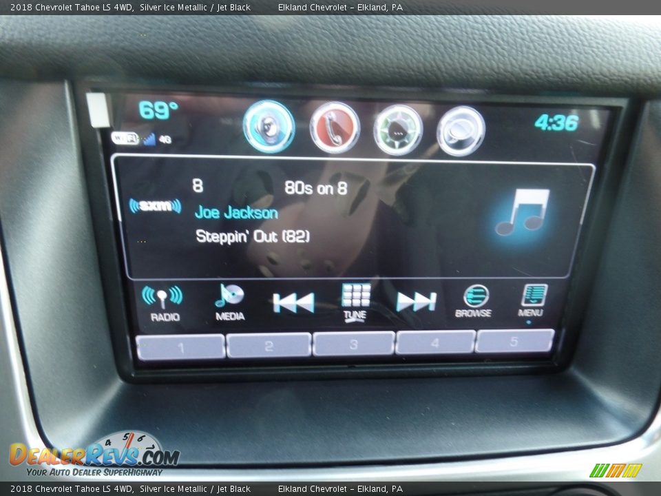2018 Chevrolet Tahoe LS 4WD Silver Ice Metallic / Jet Black Photo #35