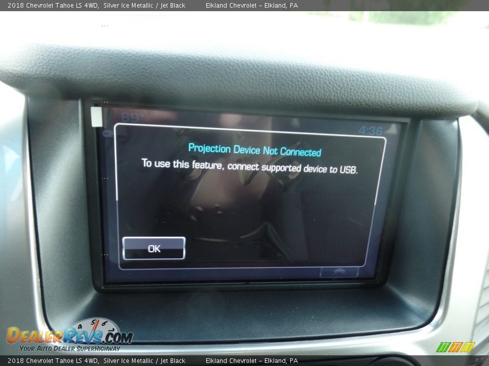 2018 Chevrolet Tahoe LS 4WD Silver Ice Metallic / Jet Black Photo #36