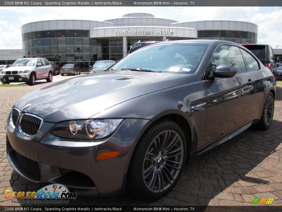2008 BMW M3 Coupe Sparkling Graphite Metallic / Anthracite/Black Photo #1