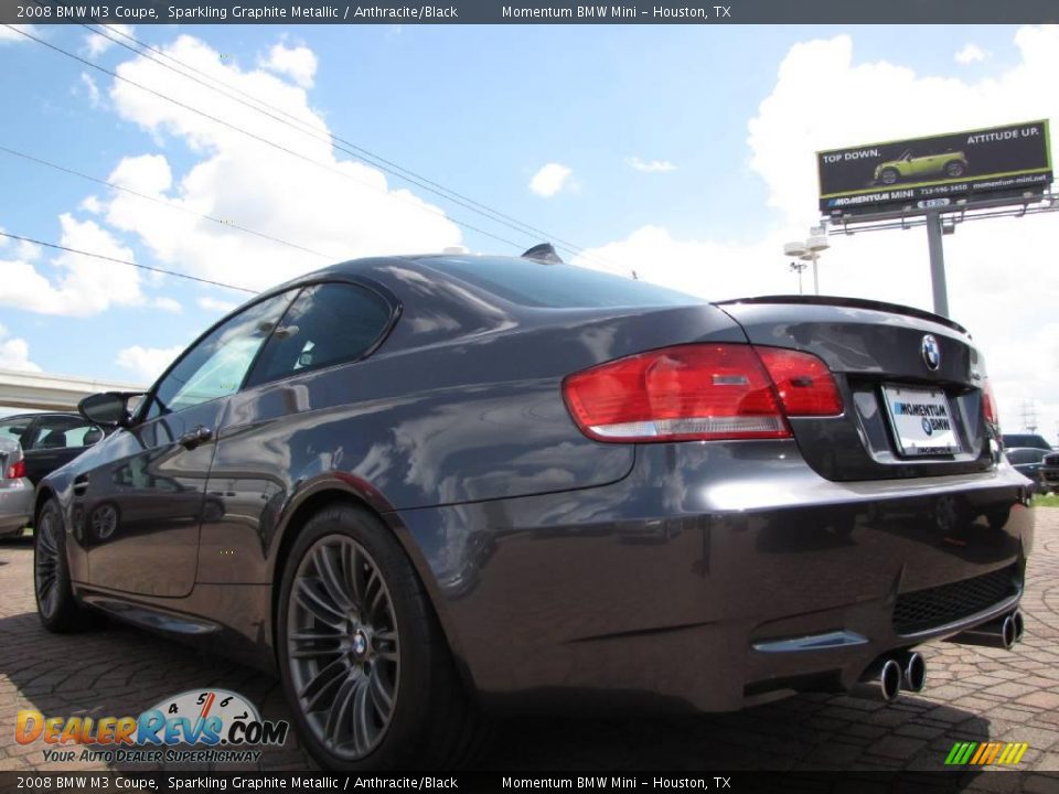 2008 BMW M3 Coupe Sparkling Graphite Metallic / Anthracite/Black Photo #3
